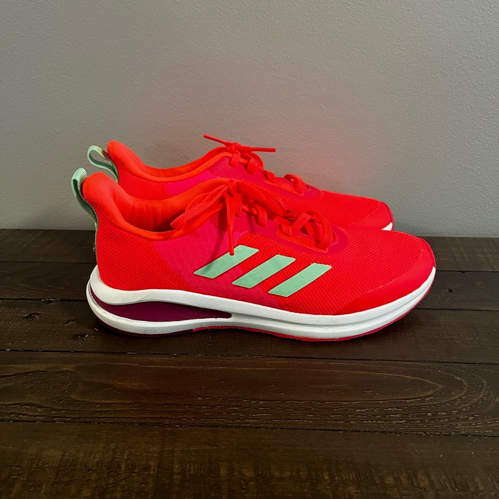 ADIDAS FORTARUN BIG KIDS Running Shoes Hot Pink Neon FY2378